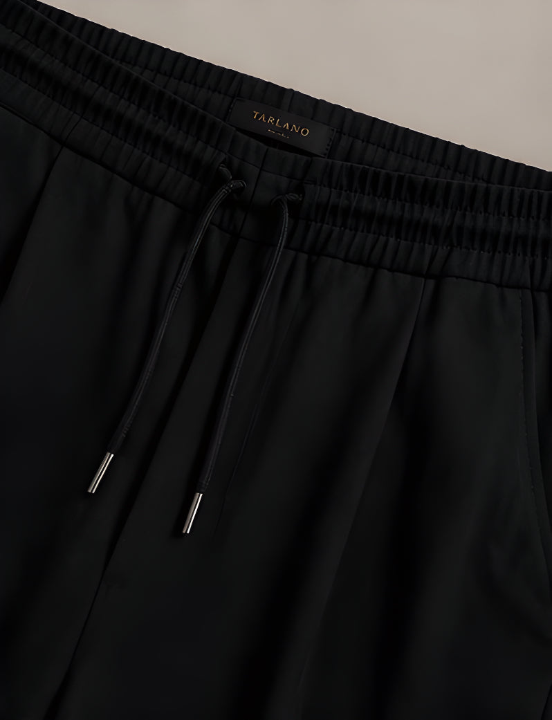 Noir Relaxed Trouser - Black | Tarlano